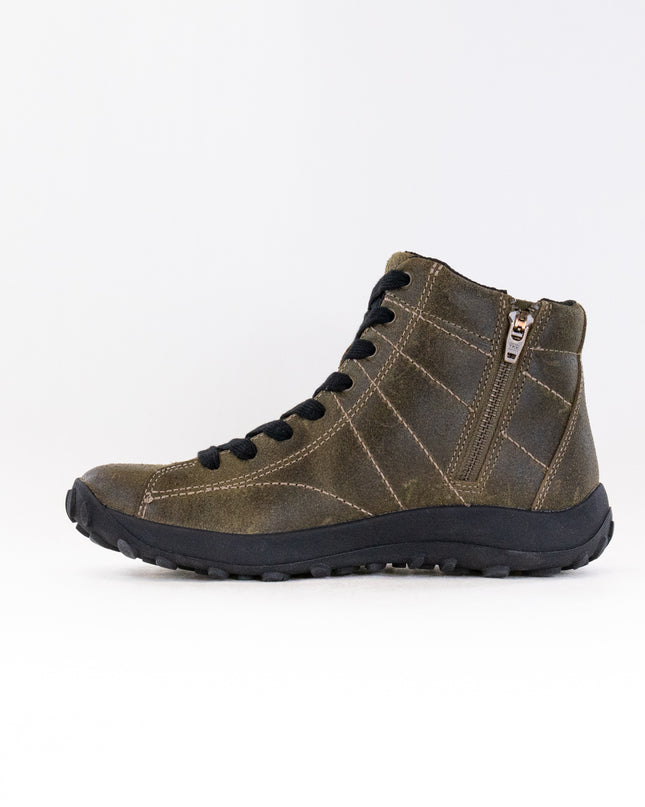 Taos Trail Mix (Women's) - Olive Ruff Out Leather