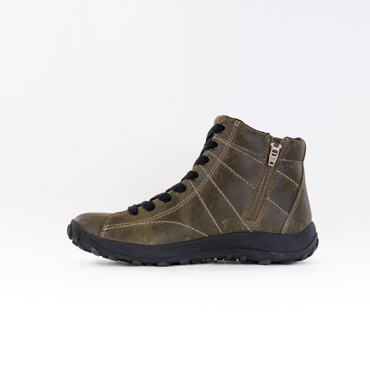 Taos Trail Mix (Women's) - Olive Ruff Out Leather