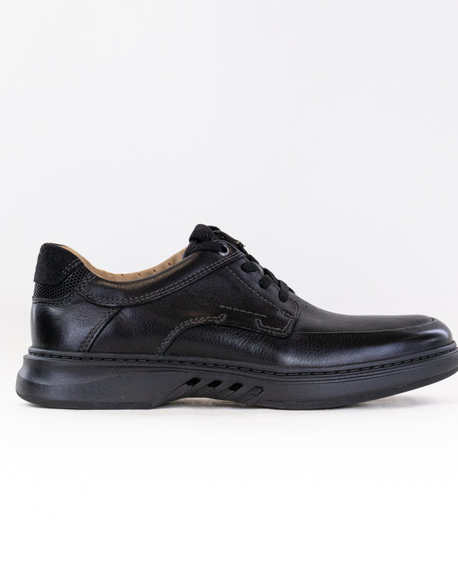 Clark's Un Briley Lace (Men's) - Black Leather