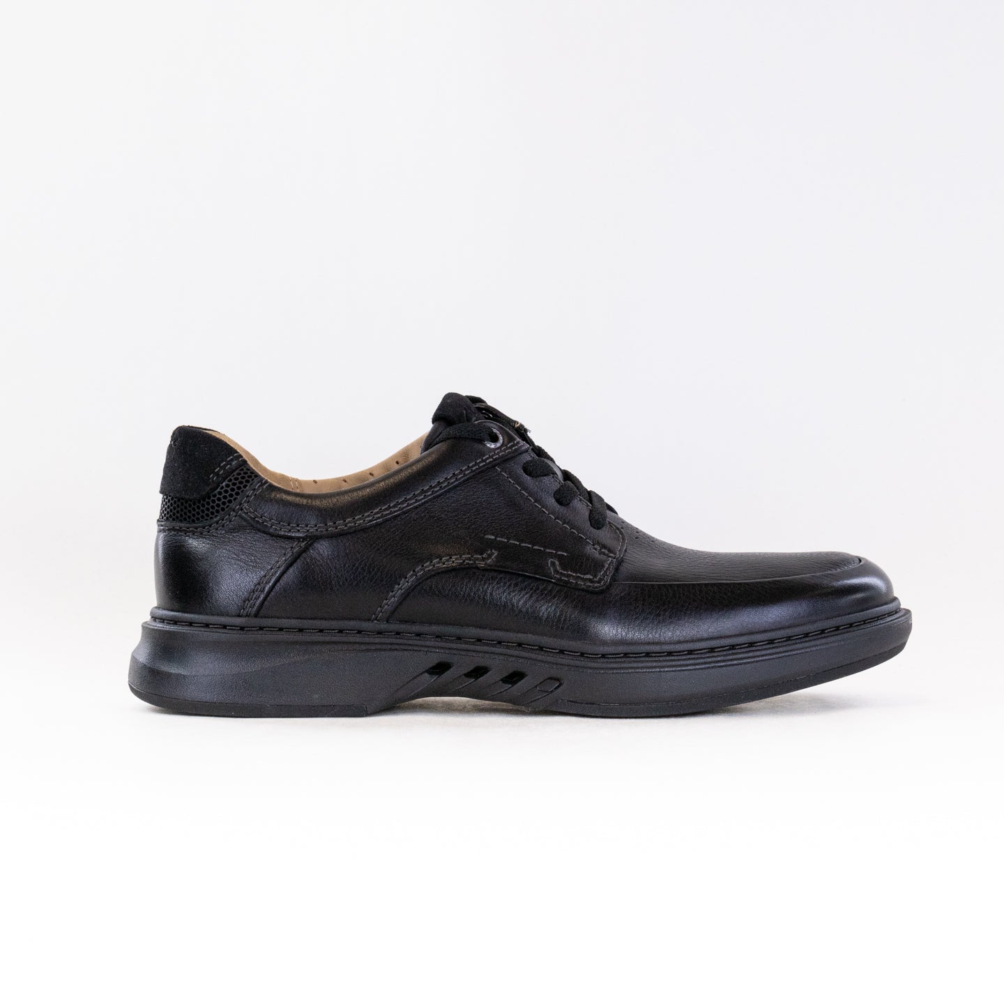 Clark's Un Briley Lace (Men's) - Black Leather