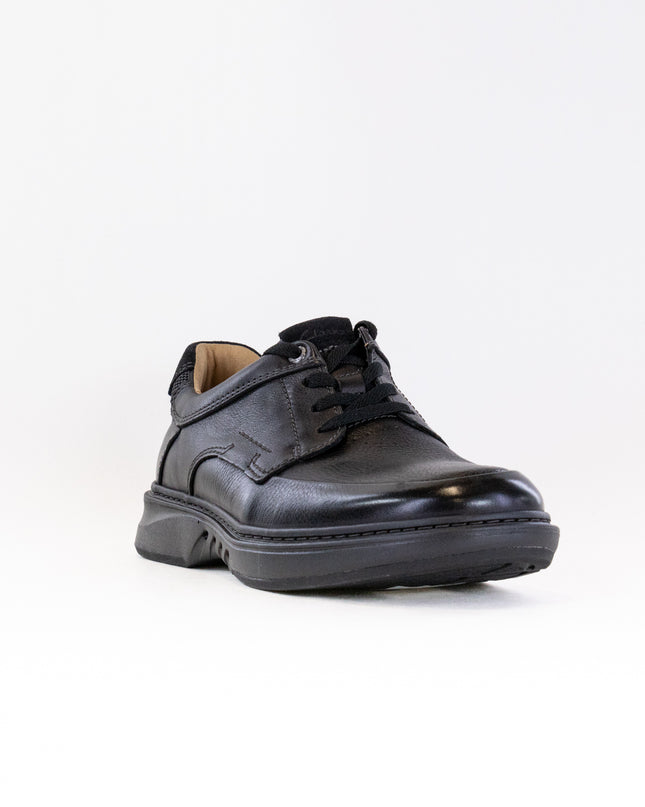 Clark's Un Briley Lace (Men's) - Black Leather