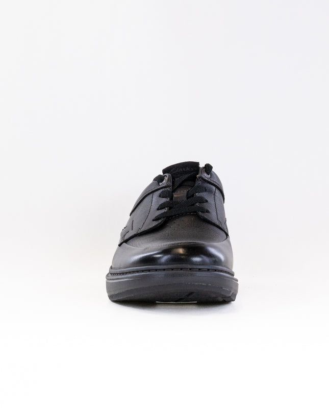 Clark's Un Briley Lace (Men's) - Black Leather