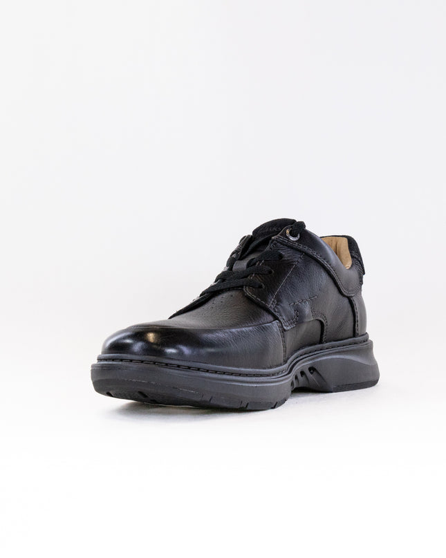 Clark's Un Briley Lace (Men's) - Black Leather