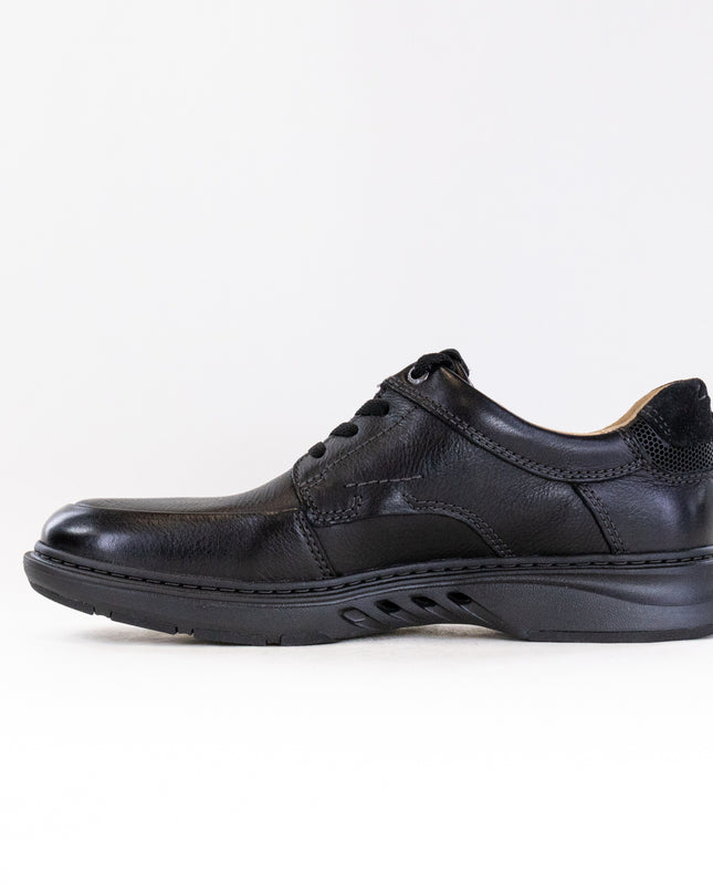 Clark's Un Briley Lace (Men's) - Black Leather
