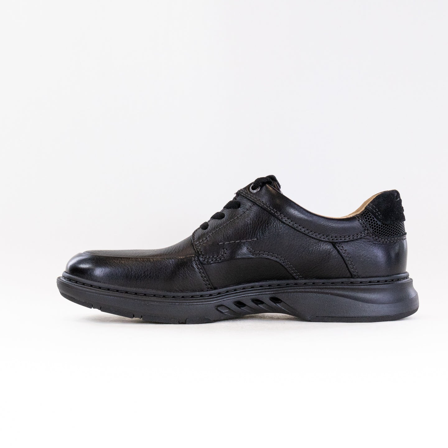 Clark's Un Briley Lace (Men's) - Black Leather