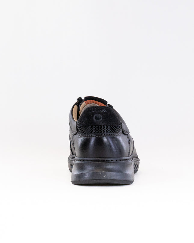 Clark's Un Briley Lace (Men's) - Black Leather