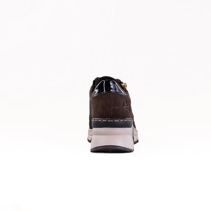 Rieker N6314 Kitty (Women's) - Nougat/Rancho/Testadimoro/Espresso