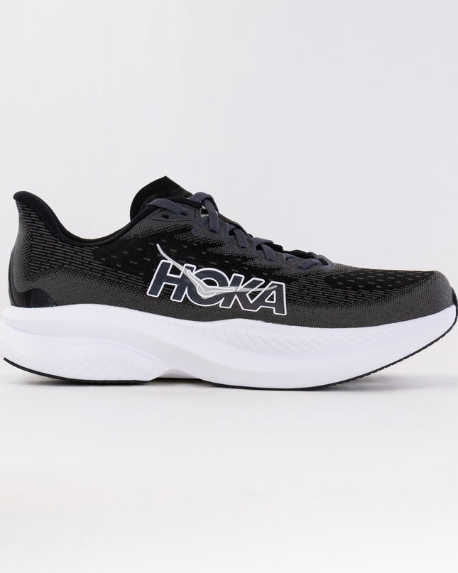 Hoka Mach 6 (Women's) Wide - Black/White