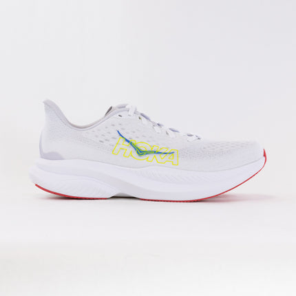 Hoka Mach 6 Wide (Men's) - White/Nimbus Cloud