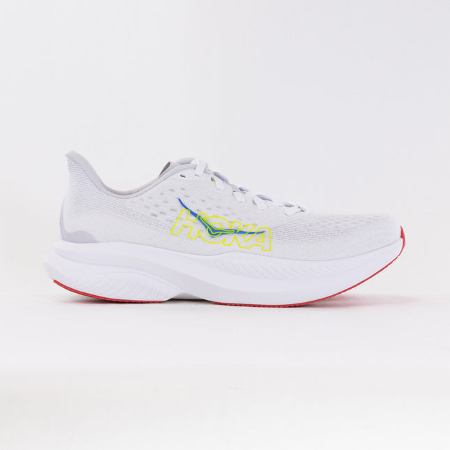 Hoka Mach 6 Wide (Men's) - White/Nimbus Cloud