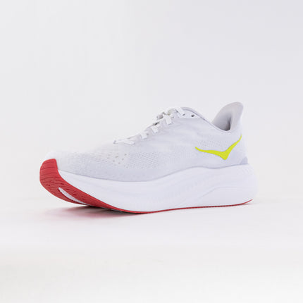 Hoka Mach 6 Wide (Men's) - White/Nimbus Cloud