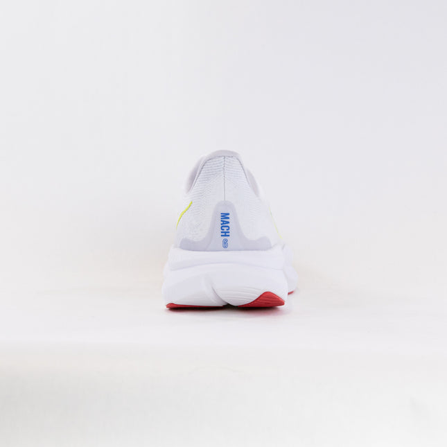 Hoka Mach 6 Wide (Men's) - White/Nimbus Cloud