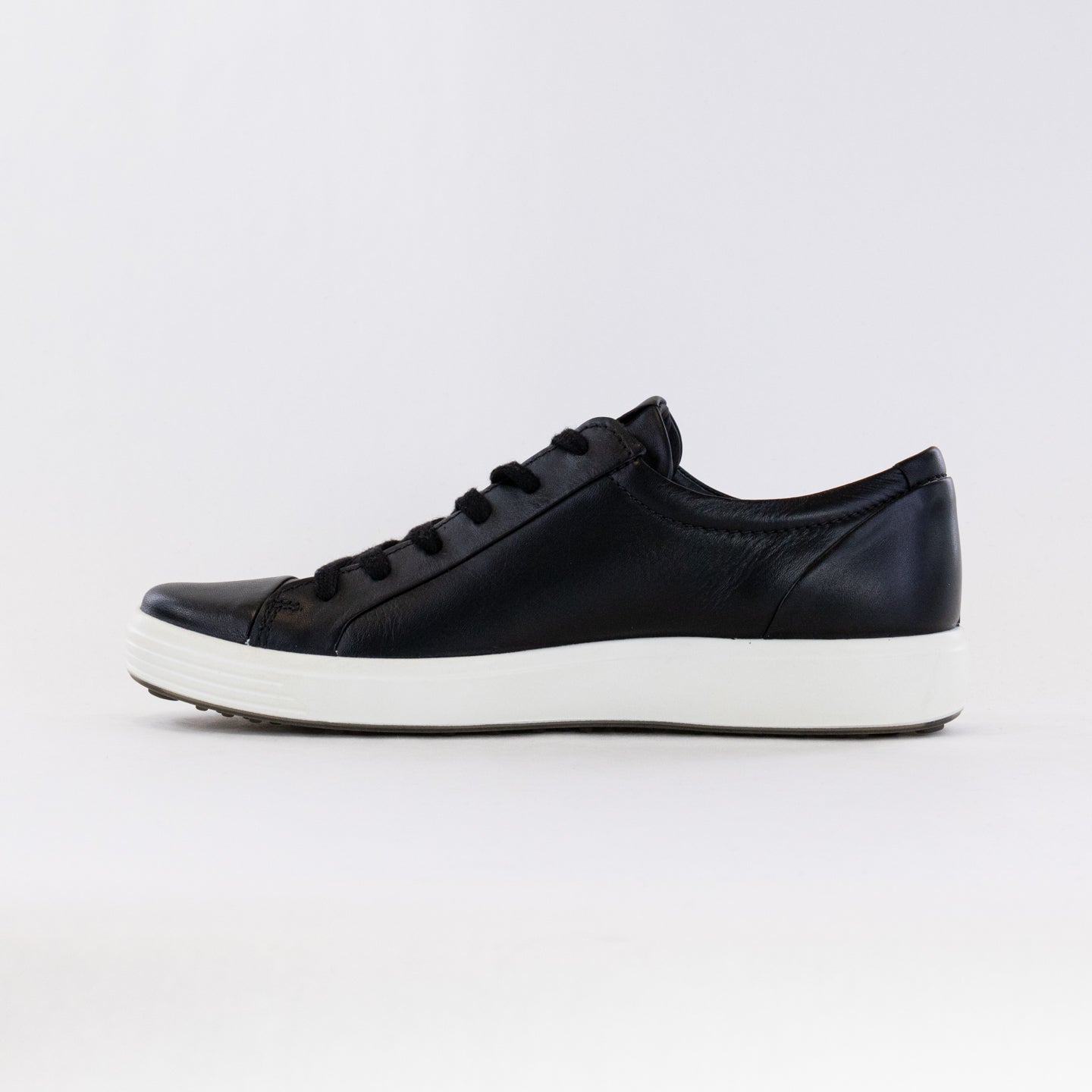 ECCO Soft 7 City Sneaker (Men's) - Black Leather