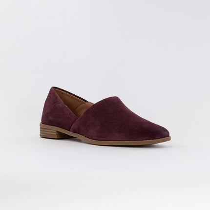 Clarks Pure Belle (Women's) - Burgundy Suede