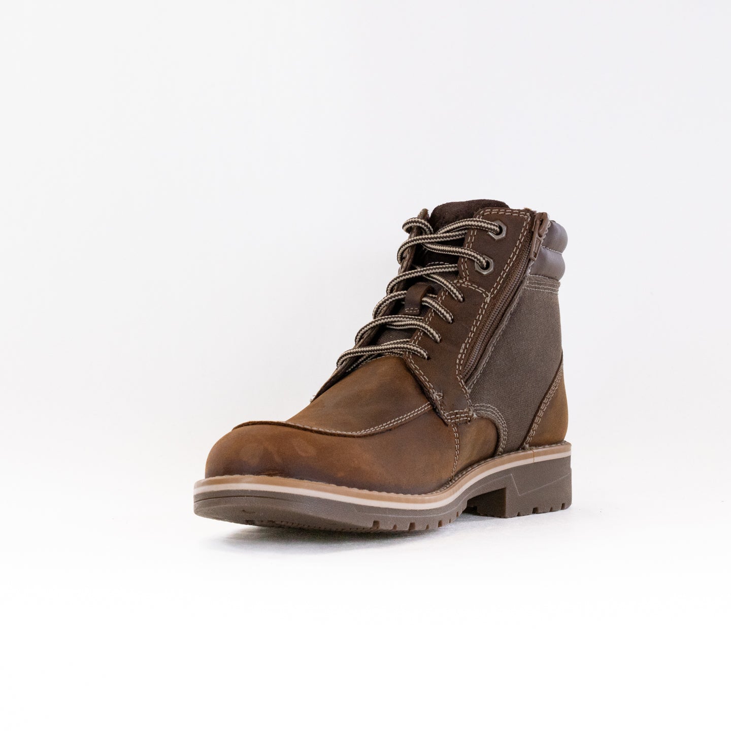 Clarks Morewell Zip Waterproof (Men's) - Beeswax Leather