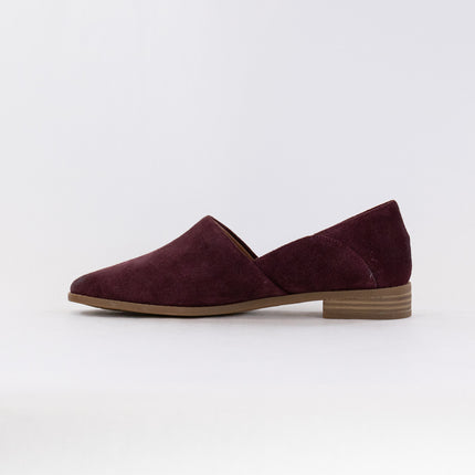 Clarks Pure Belle (Women's) - Burgundy Suede