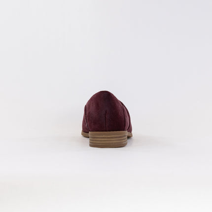 Clarks Pure Belle (Women's) - Burgundy Suede