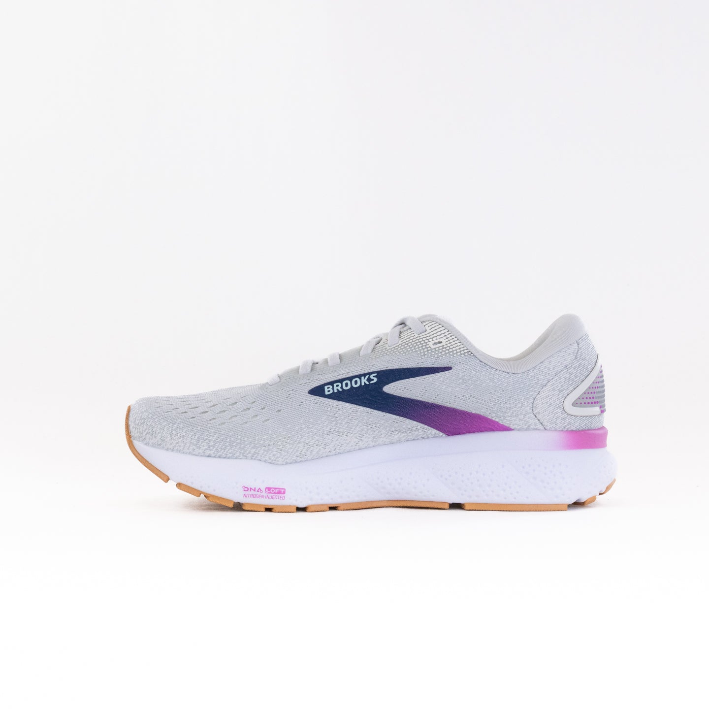 Brooks Ghost 16 (Women’s) - White/Grey/Estate Blue