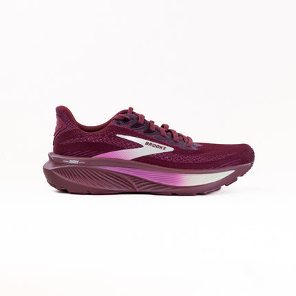 Brooks Ghost 17 (Women’s) - Burgundy/Pink/Green