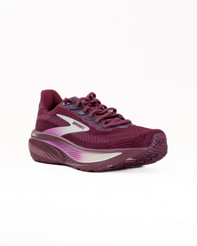 Brooks Ghost 17 (Women’s) - Burgundy/Pink/Green