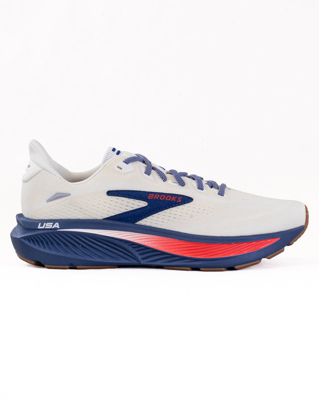 Brooks Ghost 18 Stars and Strides (Men’s) - Coconut/Red/Blue