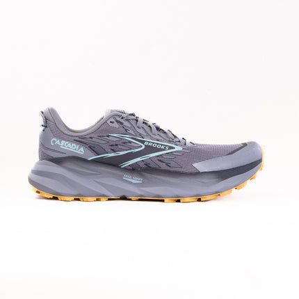 Brooks Cascadia 19 (Men's) - Alloy/Ebony/Orange