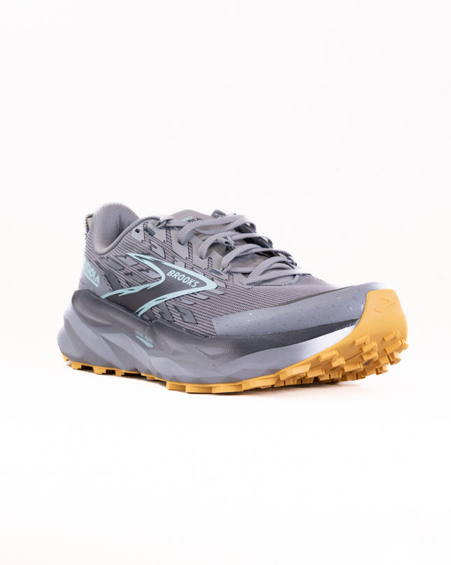Brooks Cascadia 19 (Men's) - Alloy/Ebony/Orange