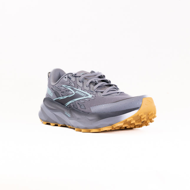 Brooks Cascadia 19 (Men's) - Alloy/Ebony/Orange