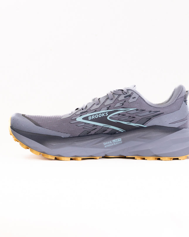 Brooks Cascadia 19 (Men's) - Alloy/Ebony/Orange