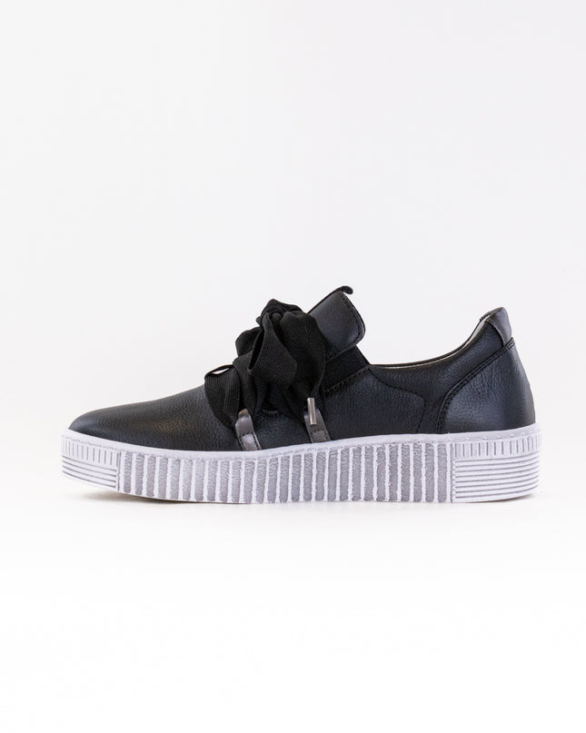 Gabor 53.333 Sneaker (Women's) - Black Leather