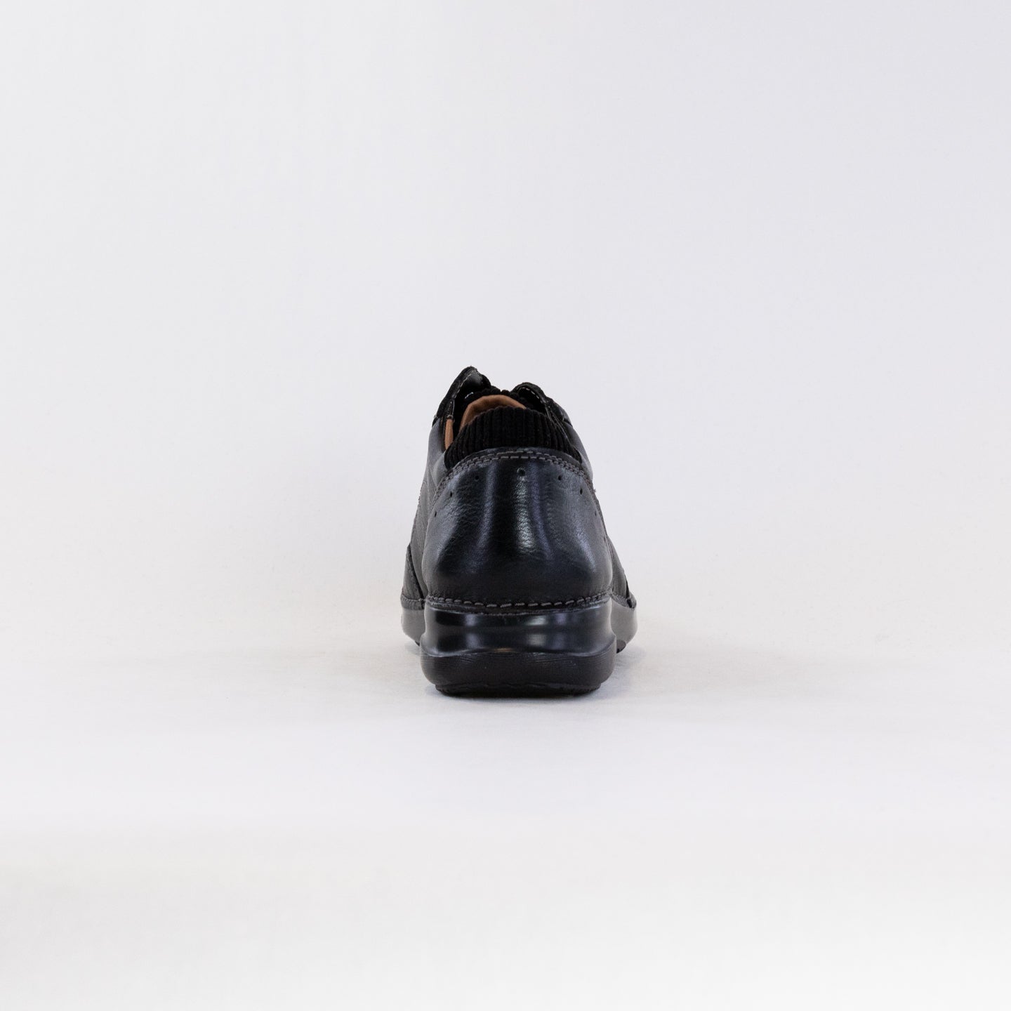 Clarks Appley Tie (Women's) - Black Leather