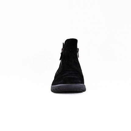Ziera Sisley (Women's) - Black Water Resistant Suede