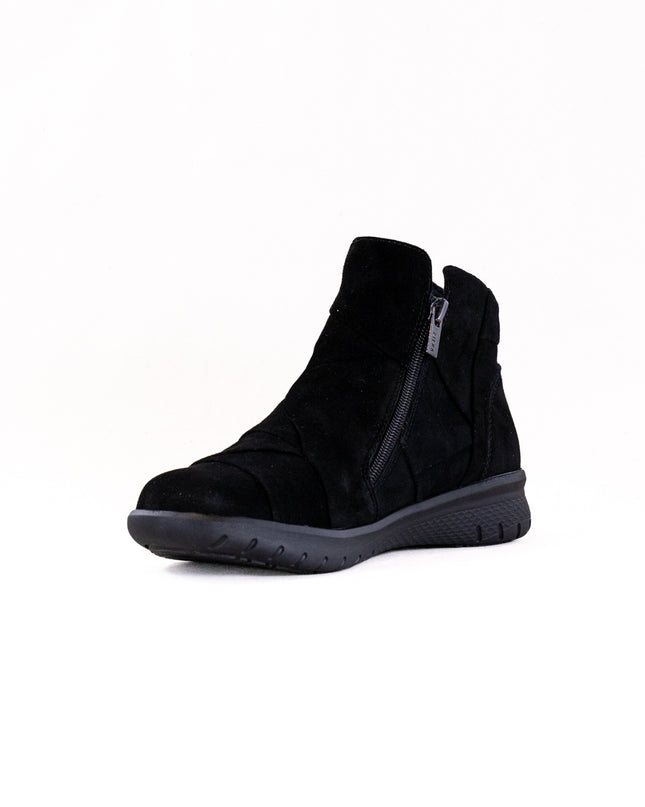 Ziera Sisley (Women's) - Black Water Resistant Suede