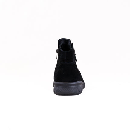 Ziera Sisley (Women's) - Black Water Resistant Suede