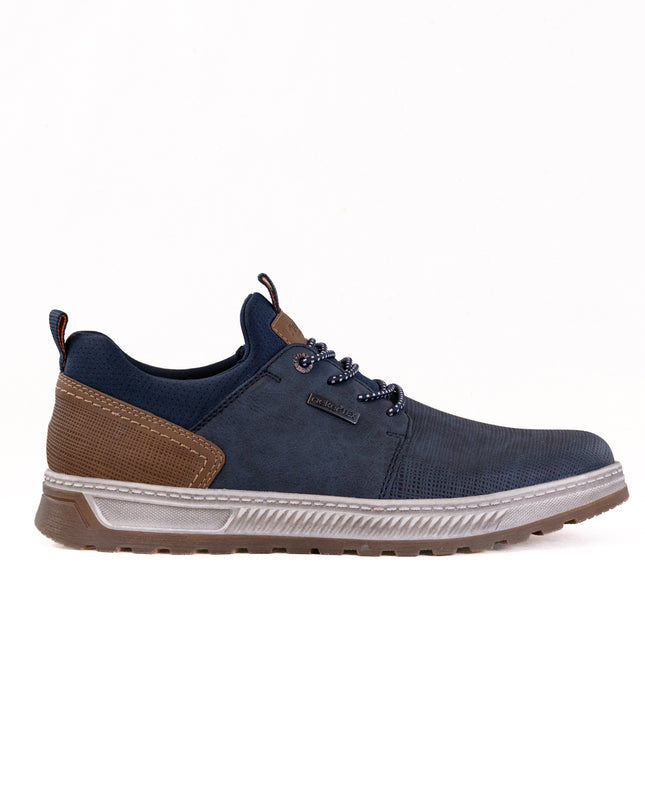 Rieker 37050 Ralf (Men's) - Midnight/Nuss/Navy