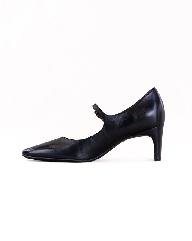 Vionic Samira Mary Jane Dress Heel (Women's) - Black Leather