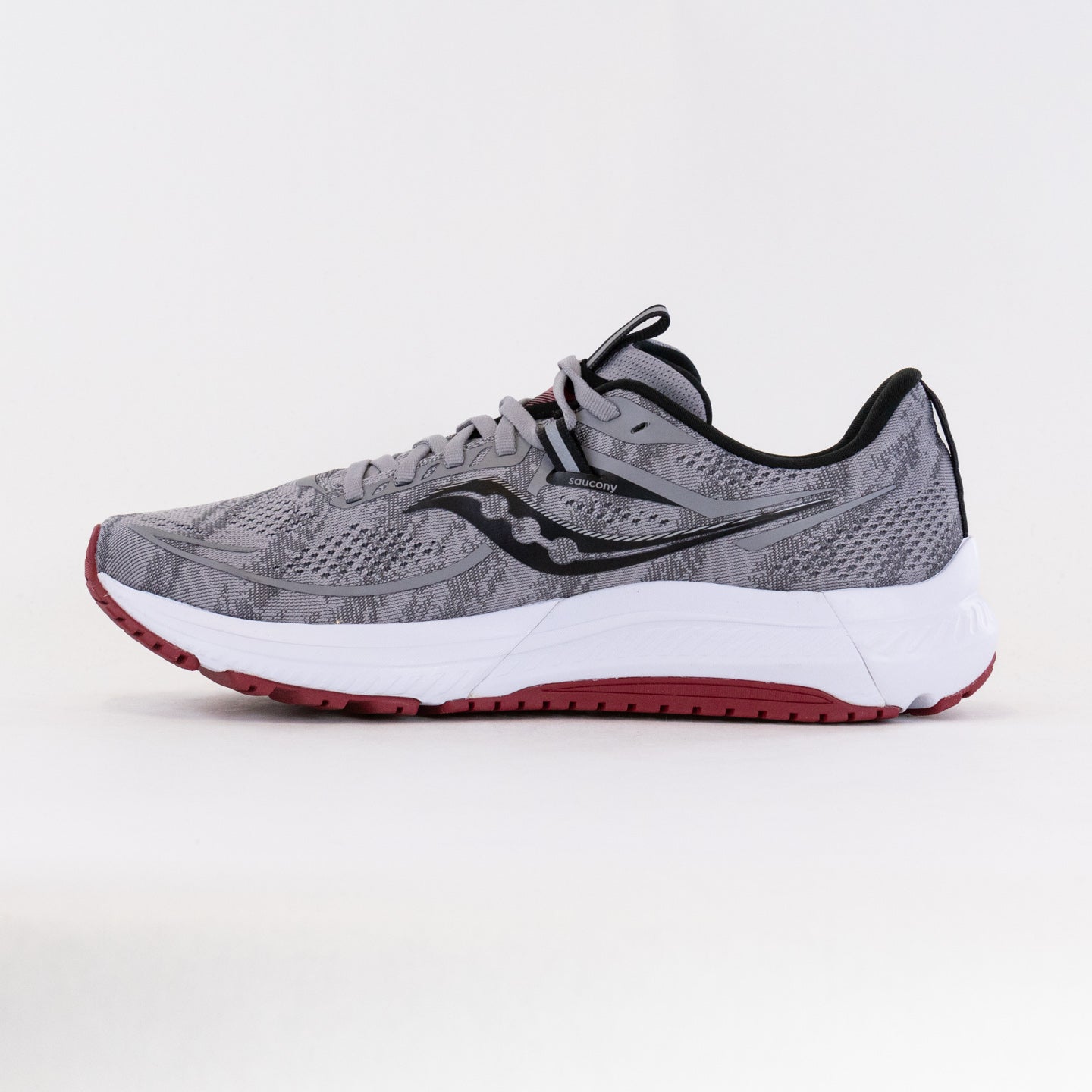 Saucony Omni 21 (Men's) - Alloy/Garnet