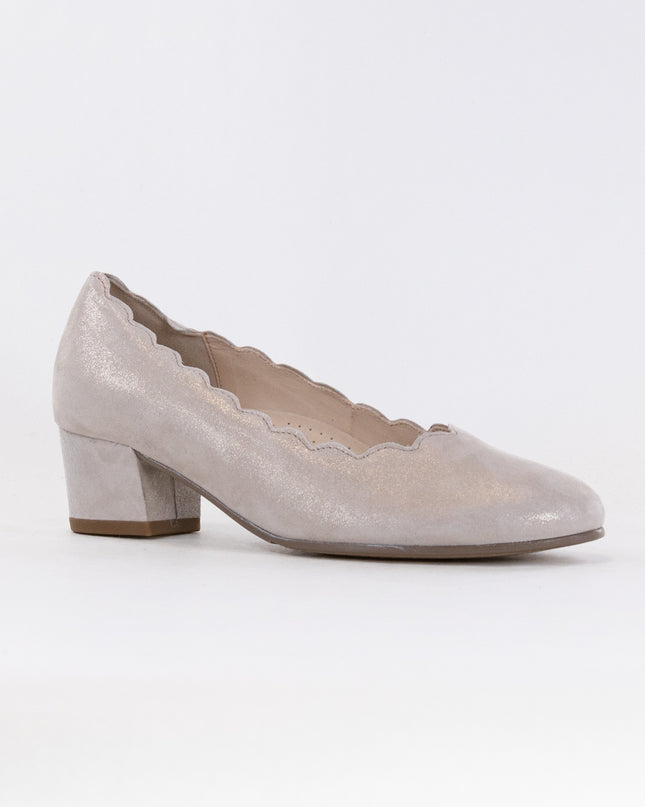 Gabor 42.221.14 Pump (Women's) - Muschel Metallic Suede