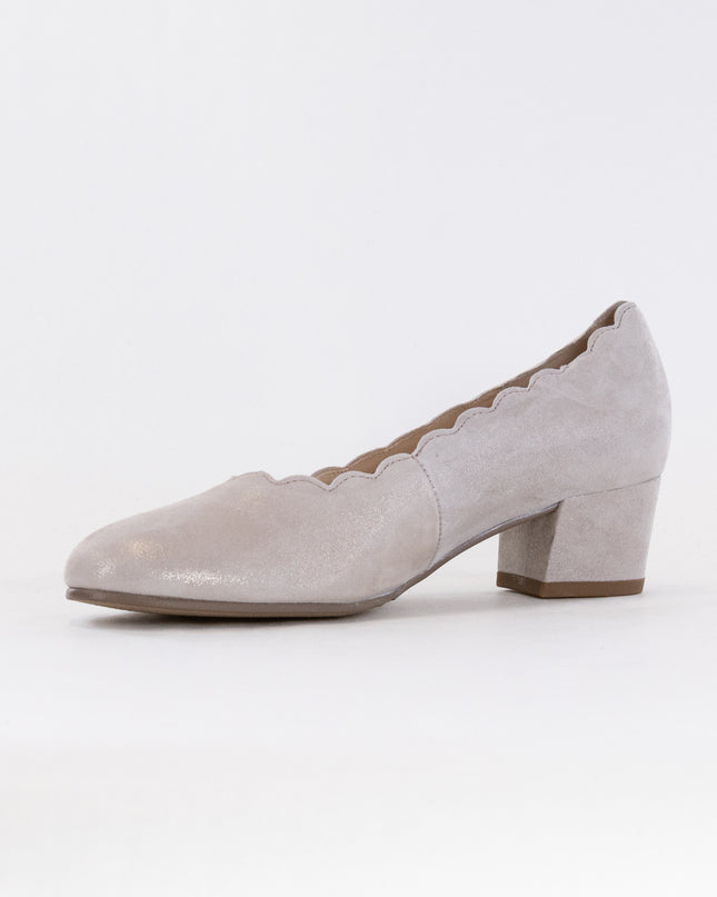 Gabor 42.221.14 Pump (Women's) - Muschel Metallic Suede
