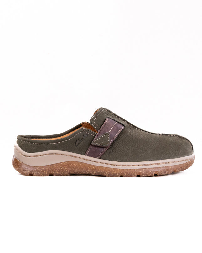 Clarks Orlene Clog (Women's) - Olive Nubuck