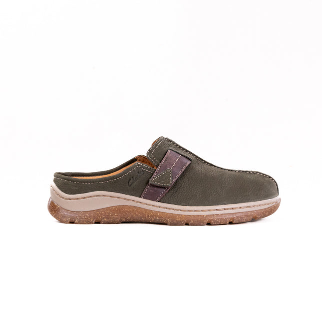 Clarks Orlene Clog (Women's) - Olive Nubuck