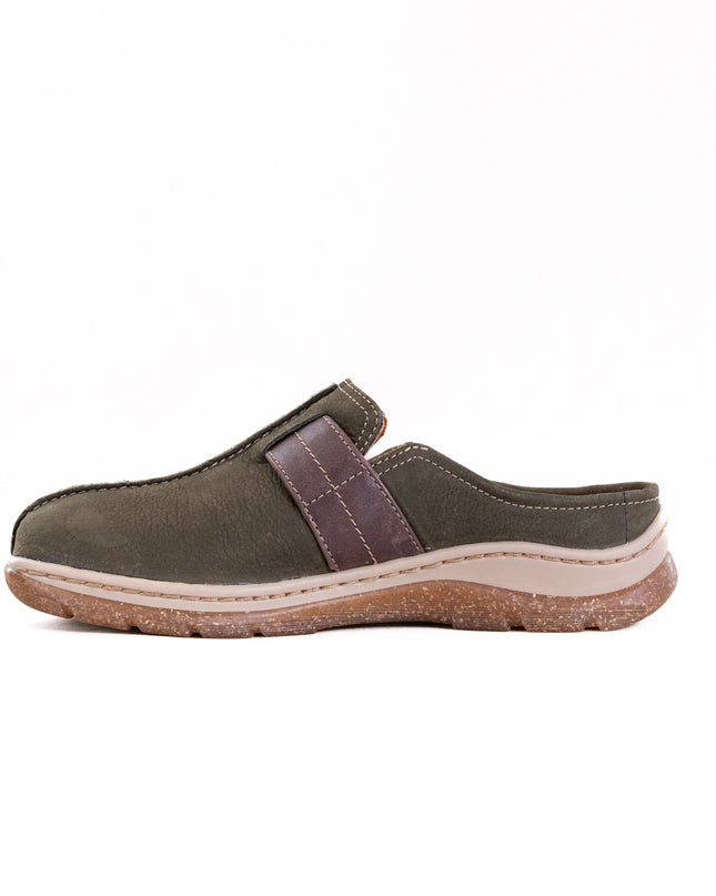 Clarks Orlene Clog (Women's) - Olive Nubuck