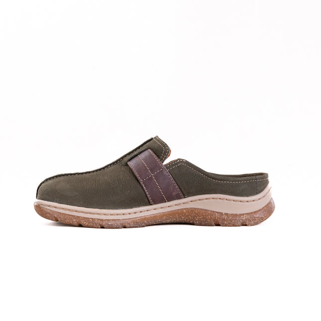 Clarks Orlene Clog (Women's) - Olive Nubuck