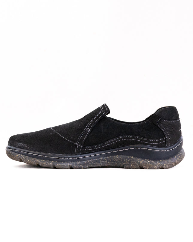 Clarks Orlene Slip (Women's) - Black Leather