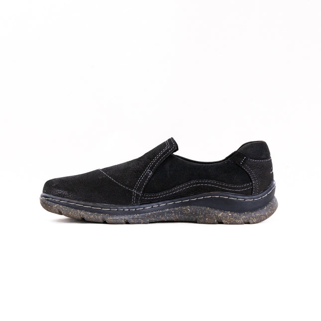 Clarks Orlene Slip (Women's) - Black Leather