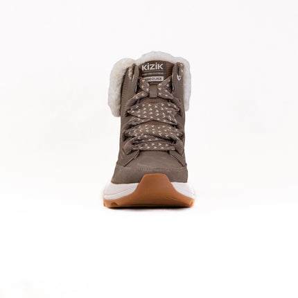 Kizik Juno 2 Lace (Women's) - Shitake/Fog