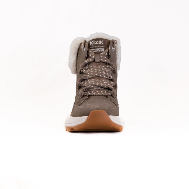 Kizik Juno 2 Lace (Women's) - Shitake/Fog