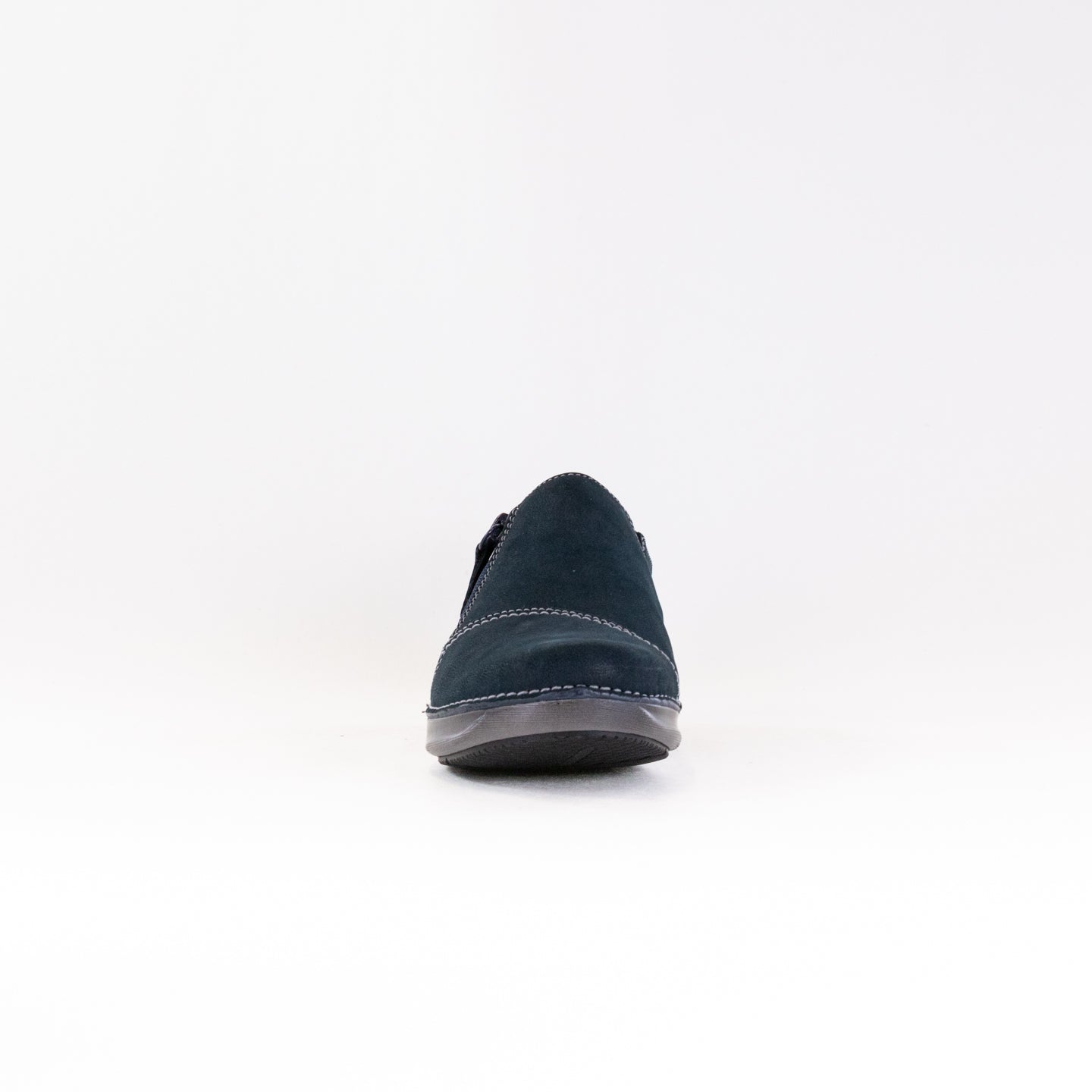 Clarks Appley Zip (Women's) - Navy Nubuck