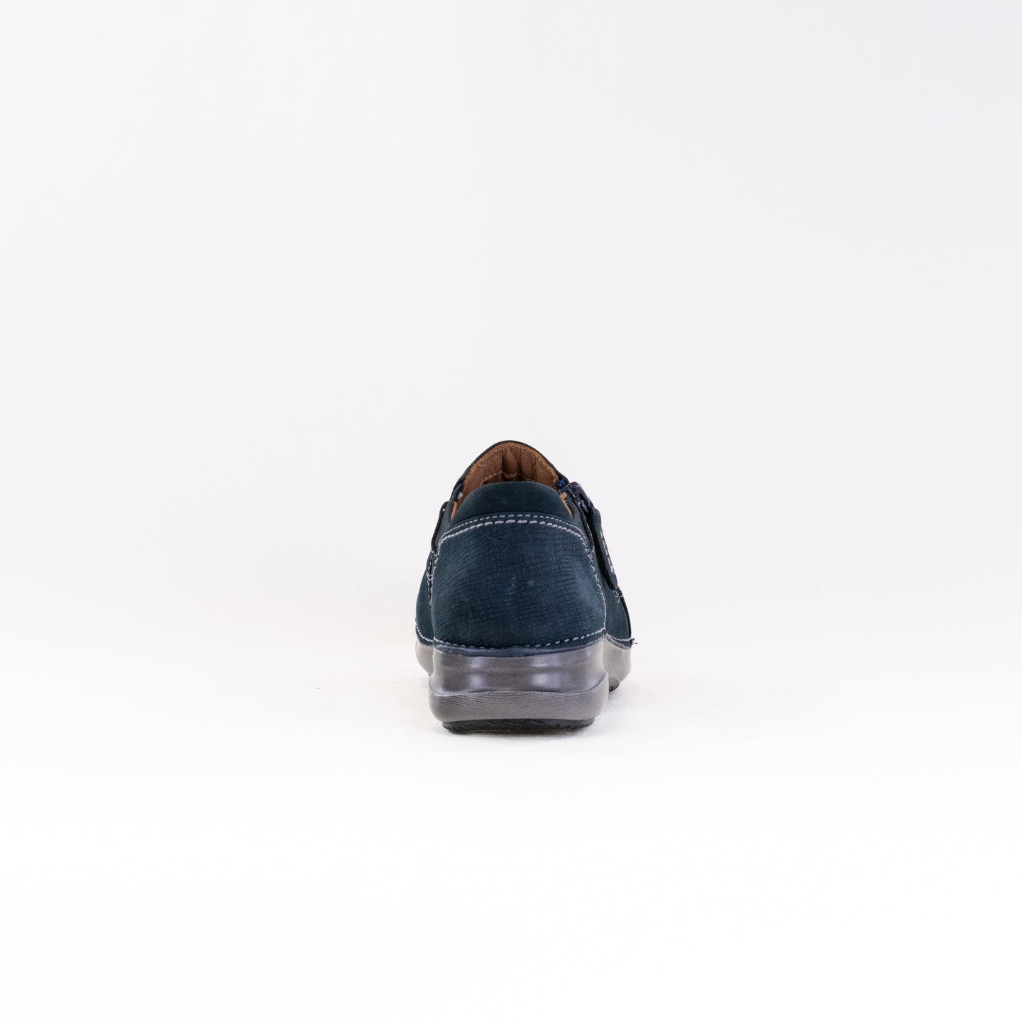 Clarks Appley Zip (Women's) - Navy Nubuck