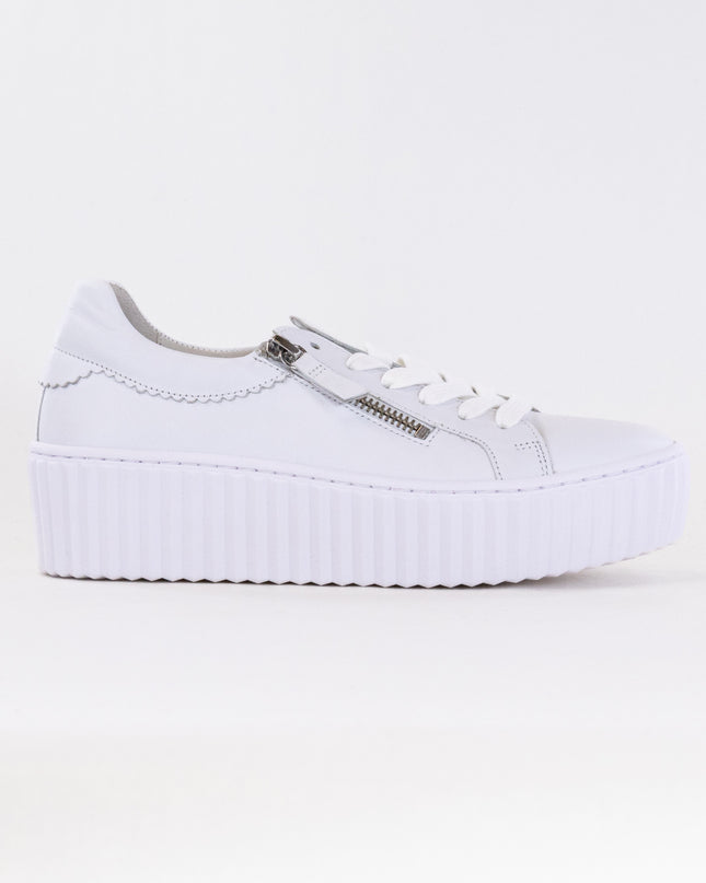 Gabor 43.200.21 Platform Sneaker (Women's) - White/Ice